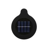 HOME MX656 napelemes kerti lámpa, fekete műanyag, 1db melegfehér SMD LED, cserélhető AA akkumulátor