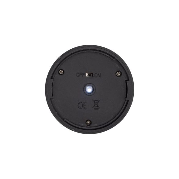 HOME MX657 napelemes kerti lámpa, 15db/display, 1db melegfehér LED, cserélhető akkumulátor, fekete színű