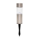 Home MX810 napelemes kerti lámpa, 12db-os display, műanyag, 1 db hidegfehér LED, kültéri, beltéri