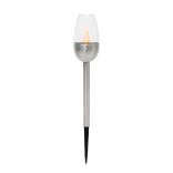 Home MX816 napelemes kerti lámpa, 12db-os display, műanyag, 1 db melegfehér LED, kültéri, beltéri