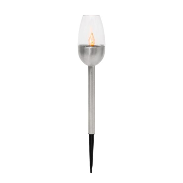 Home MX816 napelemes kerti lámpa, 12db-os display, műanyag, 1 db melegfehér LED, kültéri, beltéri