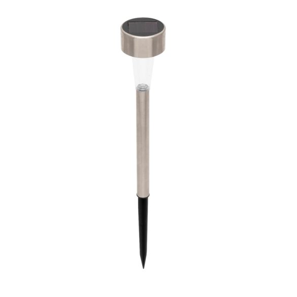 HOME MX843 napelemes kerti lámpa, fém, 1 db melegfehér LED, 24db/display, cserélhető AAA akkumulátor