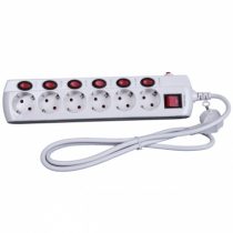 Hálózati elosztó, kapcsolós NVK 06K-3/WH/1,5