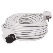   Home NV 2-10/WH/1,5 hosszabító, 10 m, H05VV-F 3G1,5 mm2 kábel, IP 20 kivitel, 250V~/16A/3680W, pipa alakú dugó és egyenes lengő aljzat, fehér színű