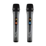 SAL PARCUBE boombox, 100 W, 2db vezeték nélküli mikrofon, 5db hangszóró, LED fényeffekt, IPX6 védelem, bluetooth