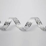 Home RLS10WH LED-es szalag mintákkal, ezüst színű szalag, 8 funkció, 100db hidegfehér LED, 10m hosszú, 5cm széles, elemes tápellátás, beltéri kivitel