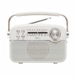 SAL RPR9 napelemes rádió multimédia lejátszóval, FM-AM-SW rádió, Bluetooth, USB és microSD csatlakozás, beépített akkumulátor