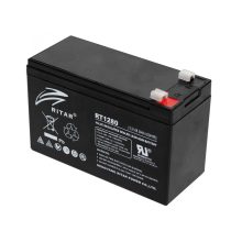   Ritar RT 1280 ólomakkumulátor, 12V/8 Ah, 5 éves élettartam, zárt konstrukció, 