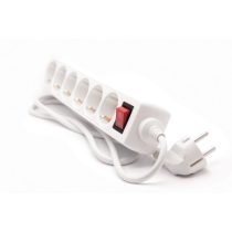 6-os elosztó, 5 m, kapcsolóval SEL 650K