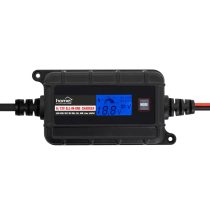   SAL SMC20 SMART akkumulátortöltő, 6-12V/2A, LCD kijelző, teljesen automatikus, minden elterjedt akkutípushoz, digitális kijelző, karbantartó töltés, kétféle csatlakozókábel