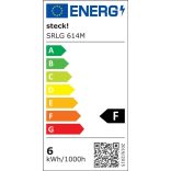 Steck LED fényforrás, izzó  kis gömb 6W, E14 meleg fehér SRLG 614M