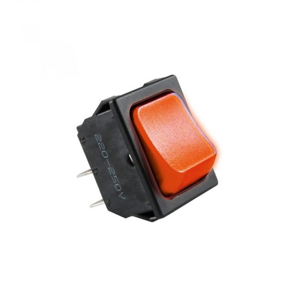 Home STV 01 világítós billenőkapcsoló, 2 áramkör - 2 állás, 250 V, 10 A, piros