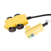   STANLEY SXECCR25AJE 4-es elosztó kapcsolóval, 5 m, IP44-es védelem, RCD dugóval áramütés és elektromos tűz ellen, H07RN-F 3G1,5 mm2 kábel, 