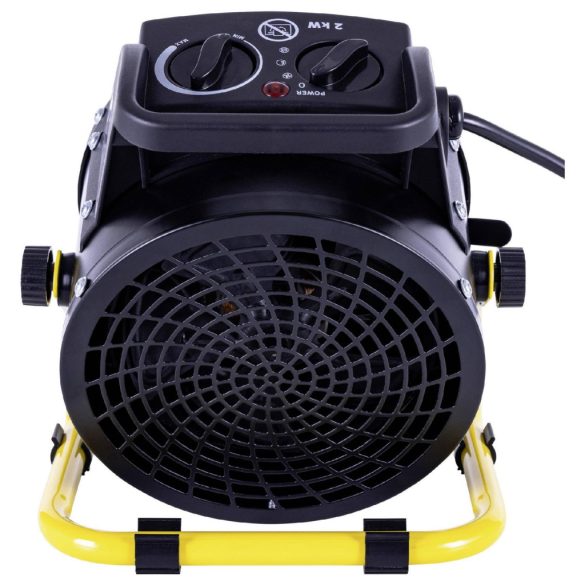 STANLEY SXJH002000E PTC fűtőtest, 2000 W, 2 fokozat, fém ház, termosztát, túlmelegedés elleni védelem