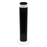 Home TWFR100B oszlopventilátor, 45 W, 3 sebességfokozat, távirányító, kikapcsolás időzítés, oszcillálás, nagy méretű kijelző