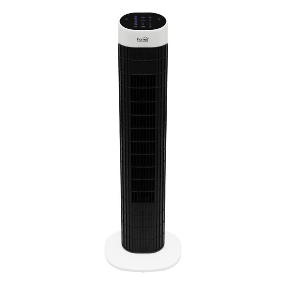 Home TWFR100B oszlopventilátor, 45 W, 3 sebességfokozat, távirányító, kikapcsolás időzítés, oszcillálás, nagy méretű kijelző