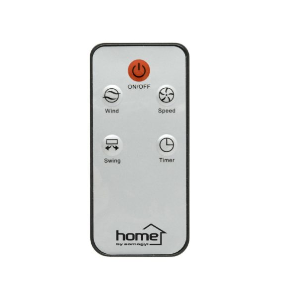 Home TWFR 120 oszlopventilátor, 50 W, 120 cm, 3 fokozat, 75°-os oszcillálás, távirányító, világító kijelző, fehér