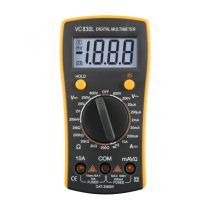   Home VC 830L digitális multiméter, egyenfeszültség, váltófeszültség, egyenáram, ellenállás mérése, mért érték rögzítés
